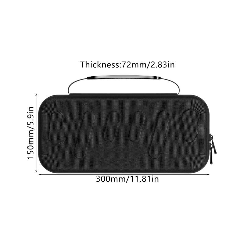 Light Lightweight EVA Travel Organizers for Handheld Devices Holds 24 Cartridges and Accessories