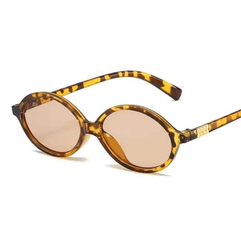 Small Oval Cool Sunglasses Women Men Designer Fashion Sun Glasses Colorful Punk Mirror Oculos De Sol Unisex