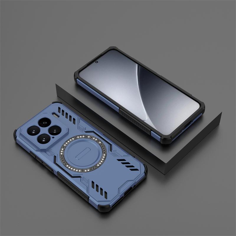 Etui dla Xiaomi 15 Dla Xiaomi 15 Odporny na wstrząsy Pancerz Adsorpcja Magnetyczna Bezprzewodowe Ładowanie Tylna Pokrywa Dla Etui Xiaomi 15 6,36 cala