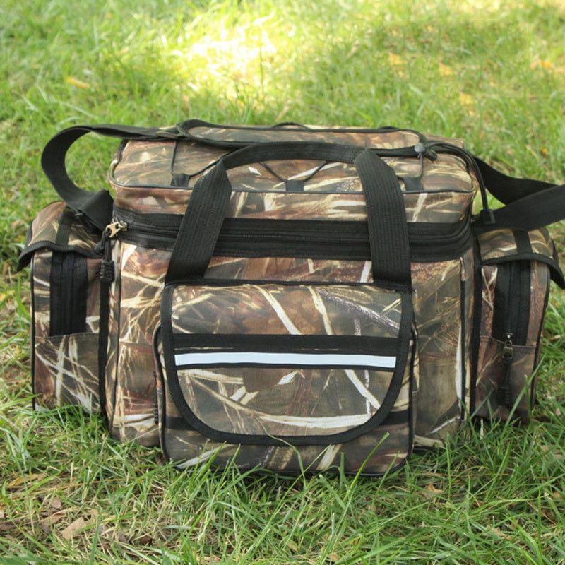 

Waterproof Bag Fishing Tackle Storage Box Waist Shoulder Carry Handbag Pouch