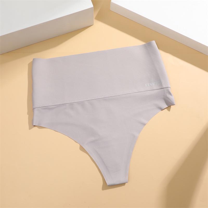 FINETOO Bodyshaper Høy midje sømløs thong Dame Anti-bakterie Truser Kvinnelige Intimates Undertøy