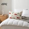 Washable Farmhouse Cushion Shells Christmas Cottage Cover Red Snowy House Pillowcase Decorative Covers Throw Pillow Case for Sofa Couch Home Decor
