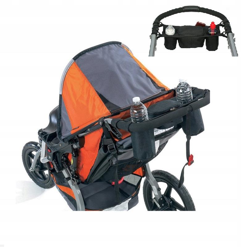 Organizer Holder For Stroller Bottles Bag Double Wide Black