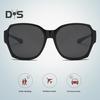 1 Pair Polarized Sunglasses UV400 Protection High Definition Lenses Folding Cover Design Functional Polarized Eyewear