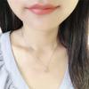 New Simple and Elegant Design Women Necklace Wedding Ceremony Party Bridal Pendant Necklaces Silver Color Trendy Jewelry Bulk