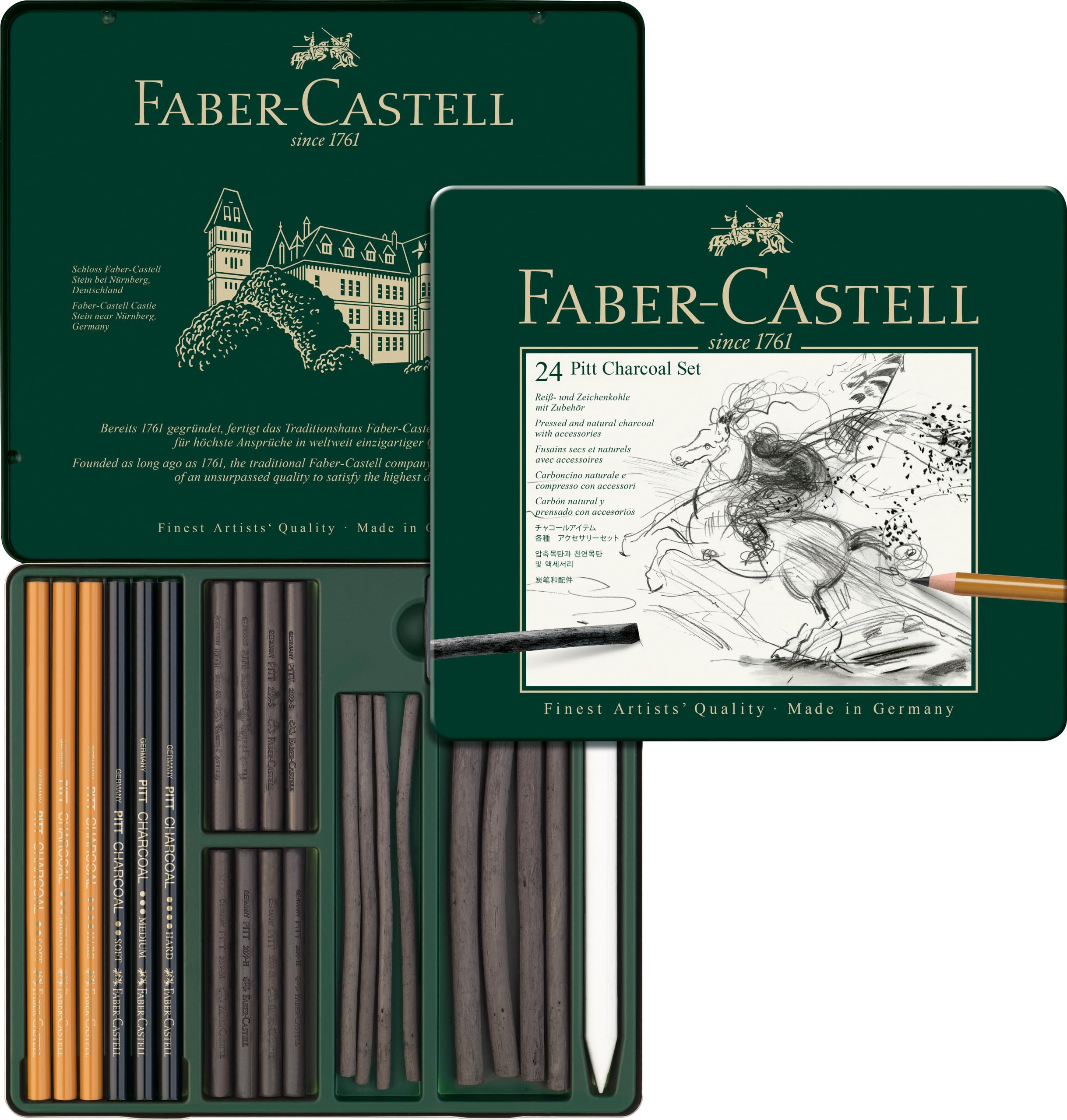 

Набор для приготовления древесного угля Pit 112978 японский Faber-Castell [оригинальный продукт]