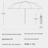 Yuzhan Reinforced Sun/Rain Folding Umbrella