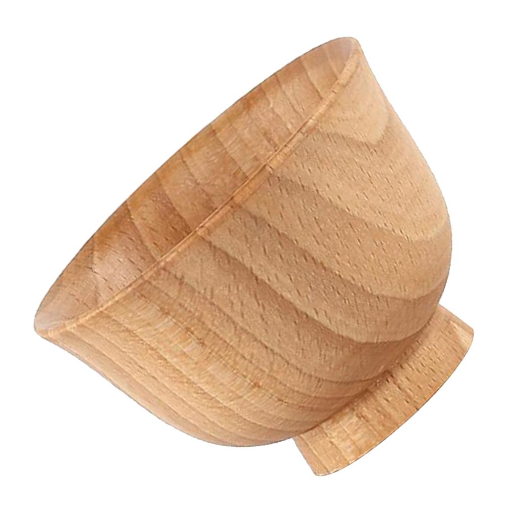 Natural Wooden Tumbler Tea Cup Beech Wood Mug Party Light Brown - ml