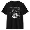 Novelty Copy Moon Joy Artemis II TShirt for Unisex Crewneck Cotton T Shirts New Arrival Streetwear Short Sleeve Casual Clothing