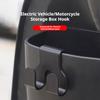 SEAMETAL Motorcycle Hanger Hooks Hidden Creative Car Hook For Electric Vehicles Multi-functional Rear Seat Phone Holder Hook Auto Interior Accessories