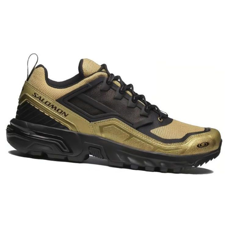 Salomon Acs Pro Comfortable Versatile Durable Low-Top Outdoor Functional Shoes Men Shoes Gold Black 474356
