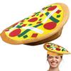 Klobouk Pizza, Párty klobouk Zábavný novinkový klobouk Halloweenské kostýmové doplňky Dospělí Děti