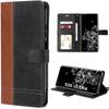 Case for Samsung Galaxy S20 Ultra Scratch-Resistant Shockproof with Card Storage Brown-Black
