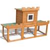 VidaXL Large Outdoor Hutch with 1 House
