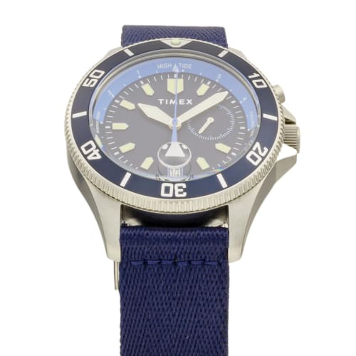 TIMEX Expedition North Watch, Navy Dial, Stainless Steel, Mineral Glass, Quartz Movement, 41mm, American Brand, Unisex, Black, TW2W22000