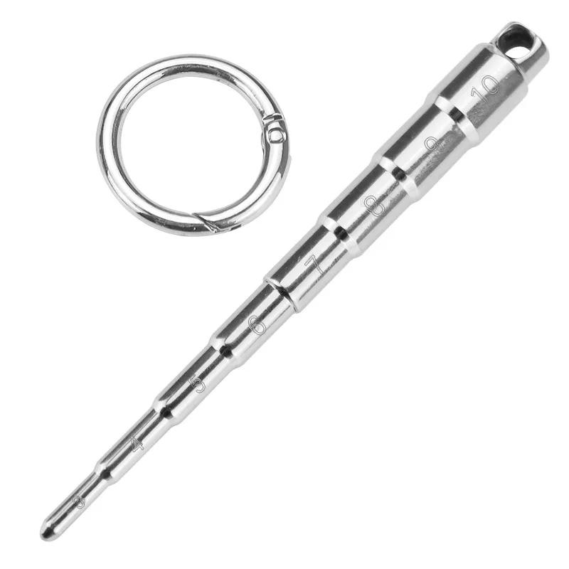 Horse Eye Stick Pagoda Stainless Steel Dilator Penis Plug Urethral Bead Urine Plugging Rod Metal Horse Eye Expander Sex Toys