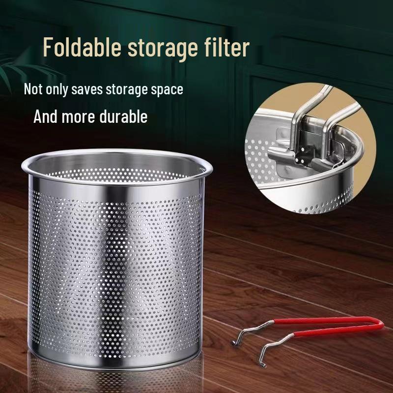 Mini Freidora de Acero Inoxidable 304 para Huevos y Ahorro de Aceite, Multifuncional para Cocinas de Inducción y Gas.