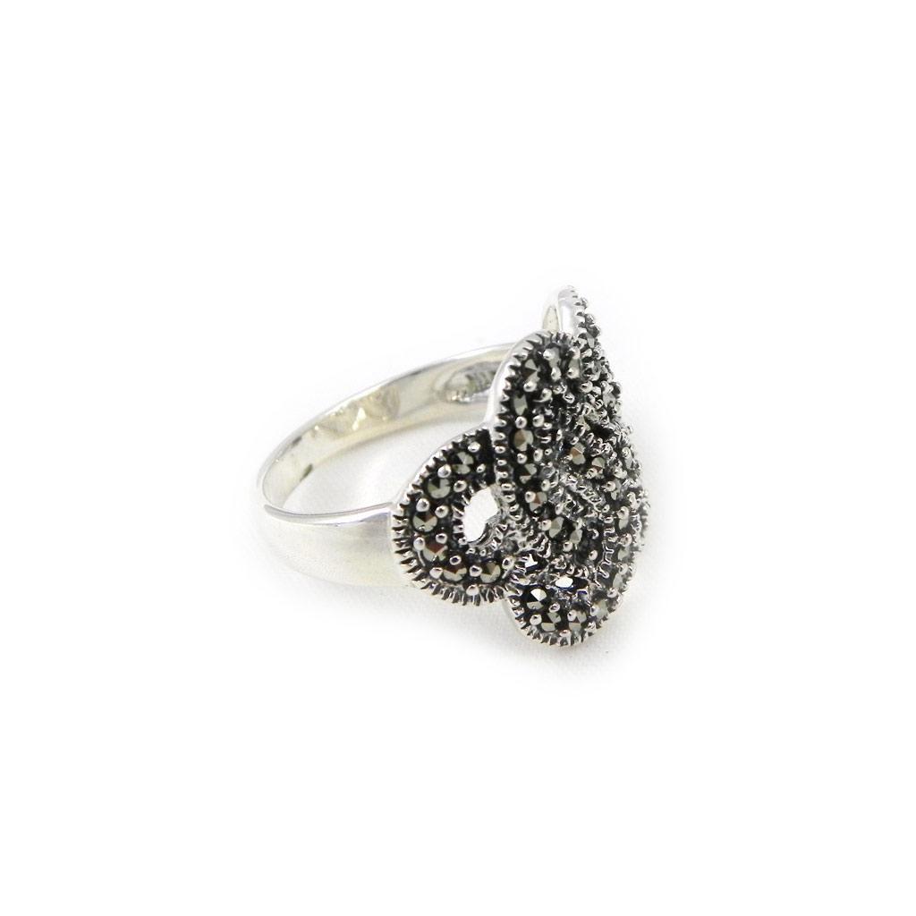 Marcasite 'Sappho' Silver Ring
