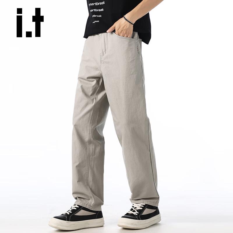 :CHOCOOLATEit Herren American Style Lockere Gerade geschnittene Lässige Arbeitskleidung Hosen