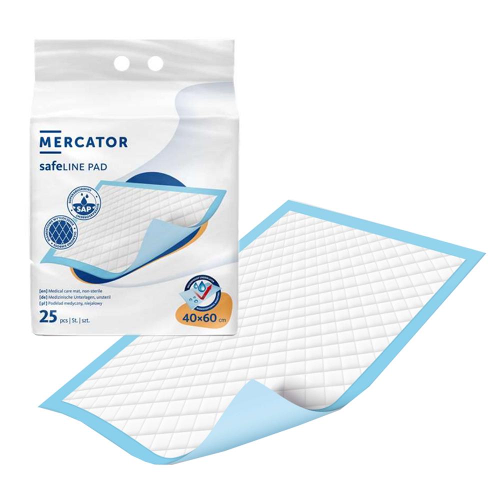 Absorbent Bed Pad 40cm x 60cm Safeline Pad 1016ml 25pcs