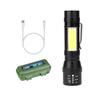 USB Rechargeable Portable Mini COB LED Flashlight Outdoor Hunting Torch with Magnetic Tail Worklight