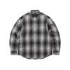 Nep Shadow Check Shirt Navy