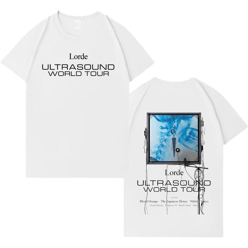 Singer Lorde Gothic Graphic Men Women Aesthetic Tshirt Cotton Harajuku High Quality Cozy Oversized Short Sleeve T Shirt Hot Sale