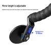 360° Adjustable Stainless Steel Rearview Mirror for Road Bike Handlebars