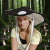 Polka Dot Mushroom Hat Soft Velvet Fungus Beret Cap Adjustable Costume Headpiece  Novelty Costume