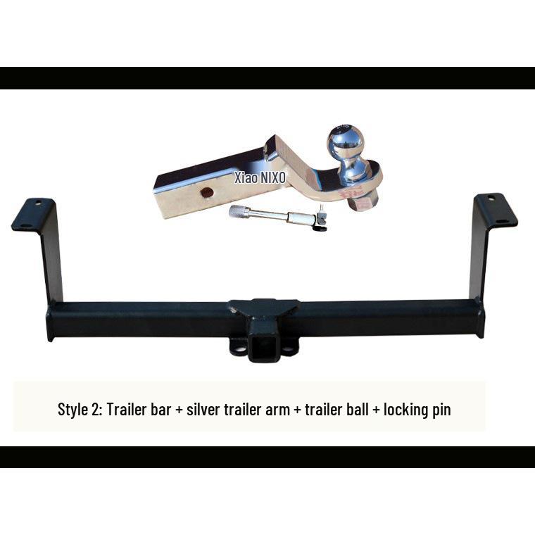 Compatible with 2014-2019 Nissan X-Trail & Qashqai models. Includes square-mouth tow bar and "rogue" tow hook ball modification.