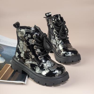 Mädchen Stiefeletten neue Winter Baby Einzelleder Stiefel
