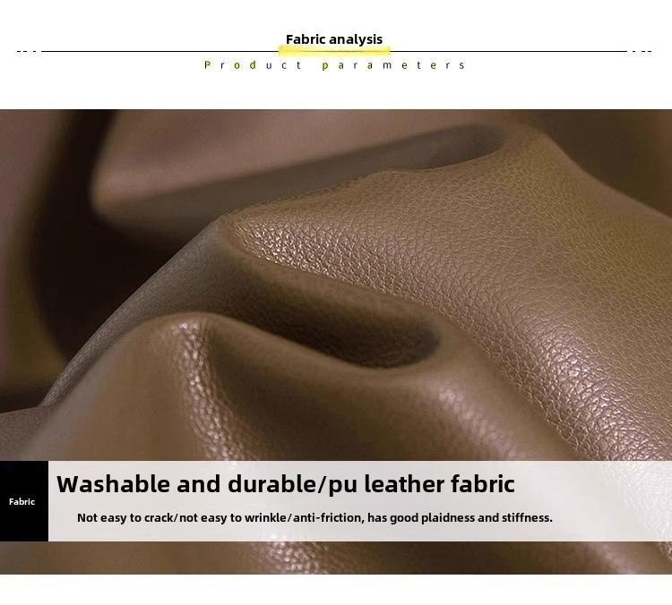 Damenhose aus PU-Leder mit hoher Taille und weitem Bein - 2023 Herbst/Winter Modischer koreanischer Stil