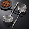 Stainless Steel Spider Strainer Skimmer Long-Handled Mesh Oil Strainer Spoon for Deep Frying Pasta & Hot Pot Rust-Resistant Kitchen Cooking Spoon
