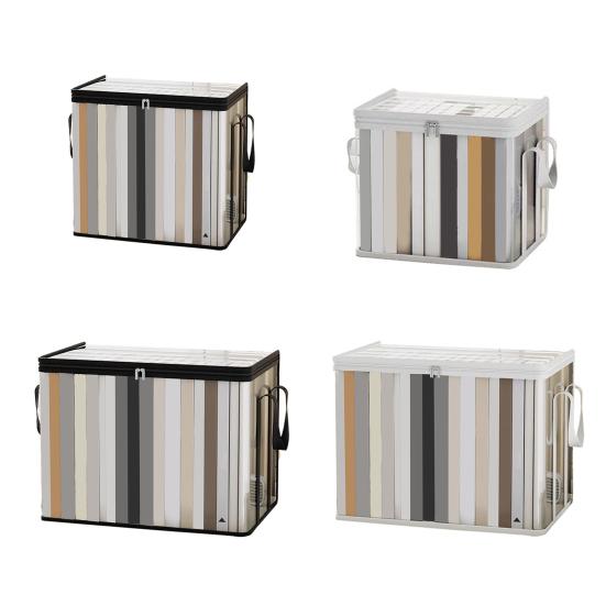 Kleider Aufbewahrungstasche Transparent Große Kapazität Buch Organizer mit Reißverschluss Und Griff Design