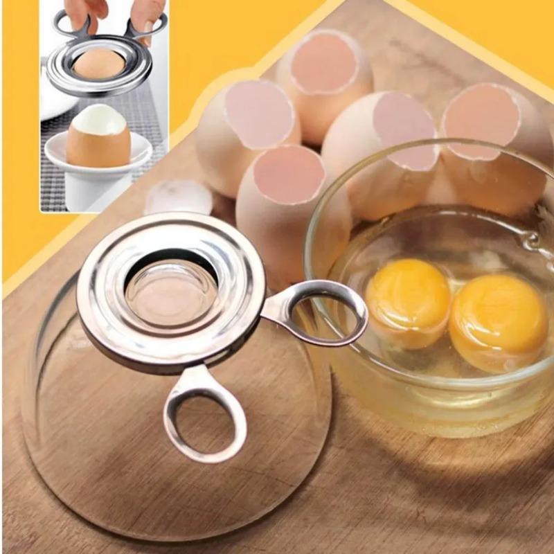 Boiled Egg Cutter Eggs Scissor Kitchen Tools Stainless Steel Egg Cutter Boiled Eggs Shell Scissor Peeling Kitchen Accessories