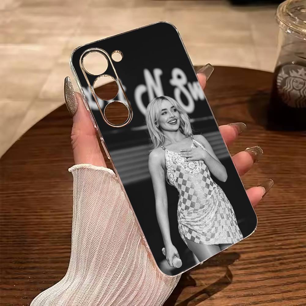 

Singer S-Sabrina C-Carpenter Phone Case For Samsung Galaxy A71,A70,A52,A51,A40,A30 Transparent Cover Samsung a30 a20