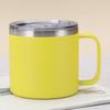 Neue 14oz Tasse mit Deckel und Griff Vakuum 304 Edelstahl Isolierflasche Büro und Zuhause Becher