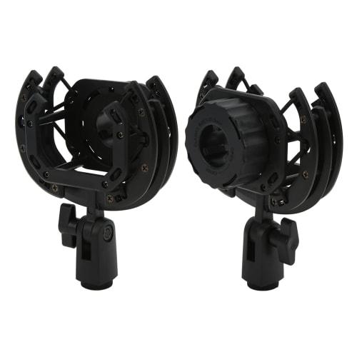 Microphone Holder, Suspension Holder, Microphone Shockproof Bracket, Microphone Shock Mount, Condenser Microphone Holder, Anti-Vibration, Adjustable A