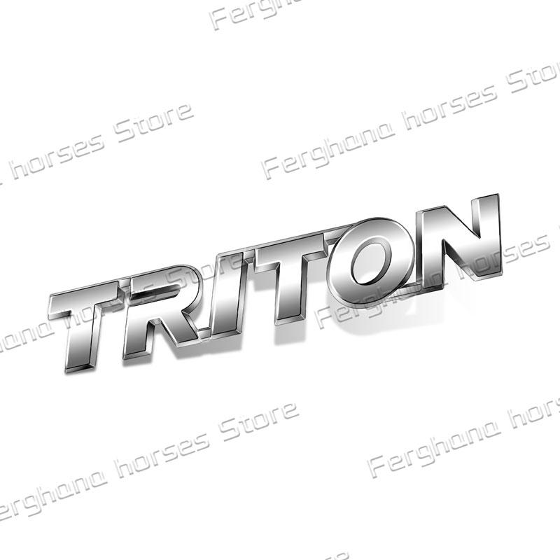 

3D ABS Plastic Car Styling TRITON Logo Rear Trunk Badge Decal Sticker For Mitsubishi Triton LS200 Auto Accessories