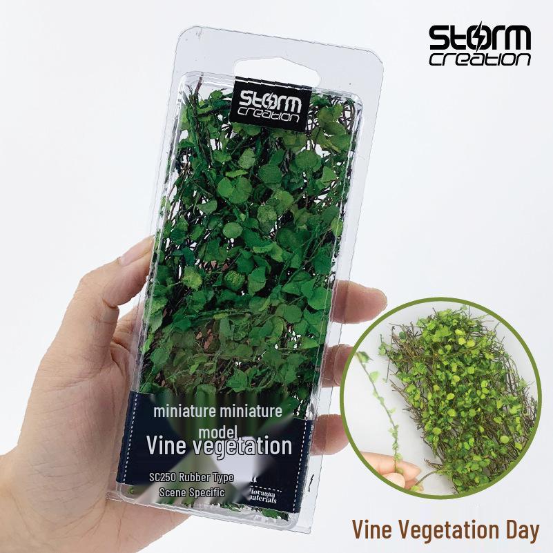DIY Miniature Ivy Vine Model for Handmade Sand Table Scenes