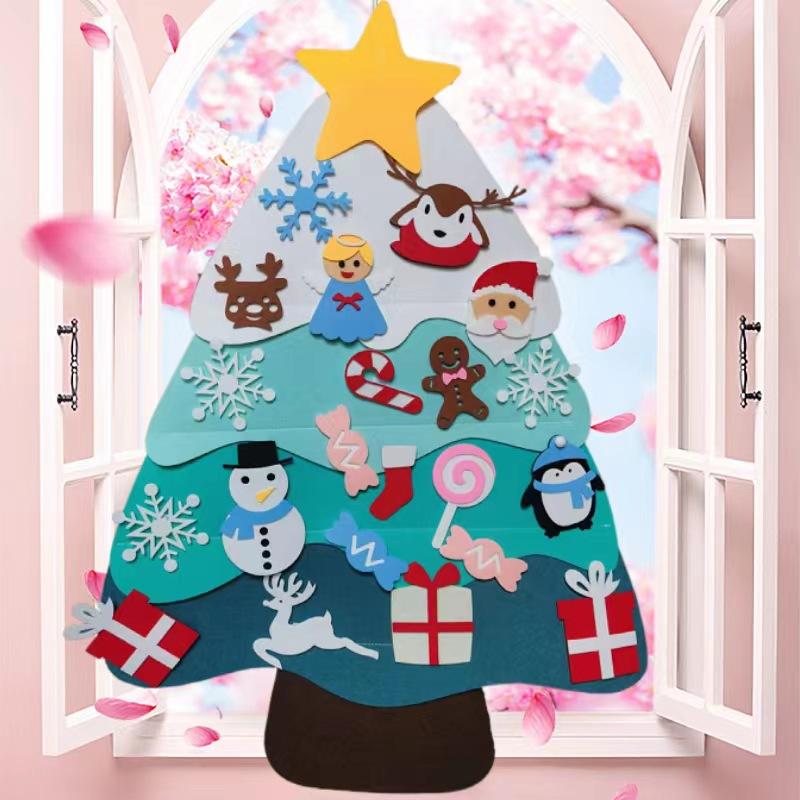 Felt Stereo Diy Christmas Tree Christmas Decorations