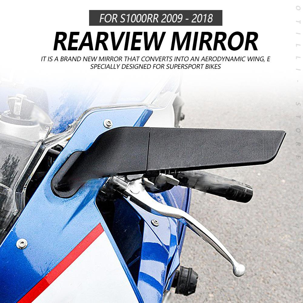 Motorcycle Modification Accessories Wind Deflector Adjustable Rotating Rearview Mirror for BMW S1000RR 2009-2018 2019-2024