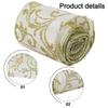 Charming Glitter Ribbon 2 5 Inch Wide Organza Sheer with Attractive Gold Swirl for Creative Projects and Celebrations