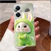 For Huawei nova 11i Case Luxury Heart Rabbit Silicone Soft Slim Clear TPU Back Cover For Huawei Nova11i MAO-LX9 MAO-LX9N Casing