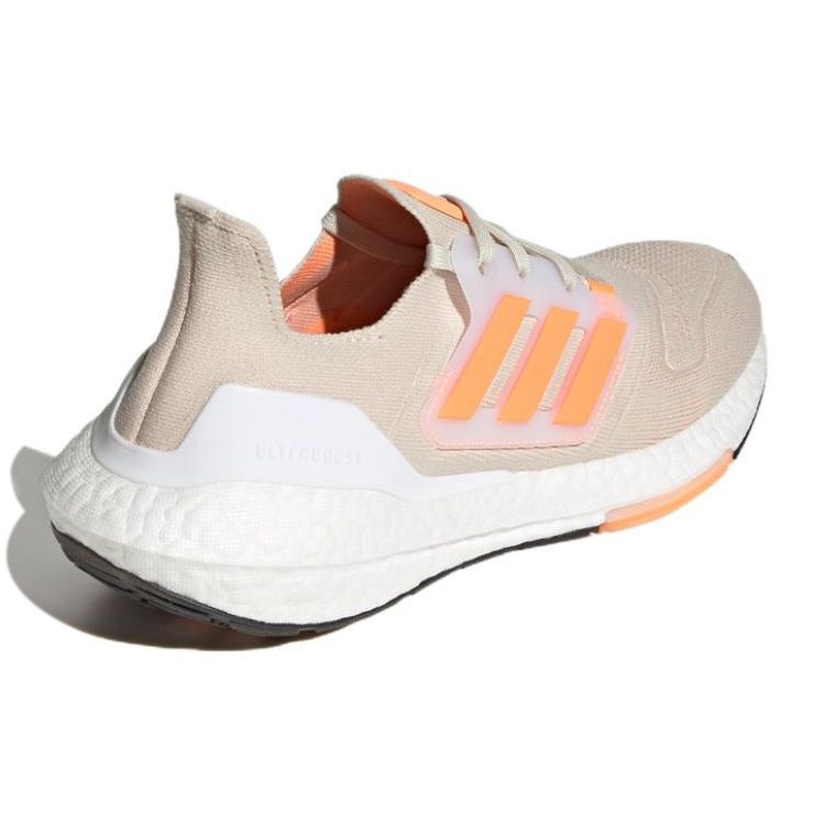 Adidas UltraBoost 22 Aluminium Beam Orange Women Sneakers Cream Core-Black GX6666