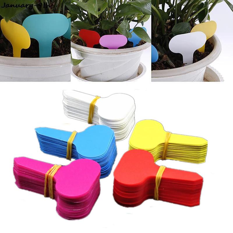 

50шт Садовые этикетки Классификация растений Сортировка Знак Знак Бирка Билет Пластиковая пишущая пластина Доска Plug In Card Красочный