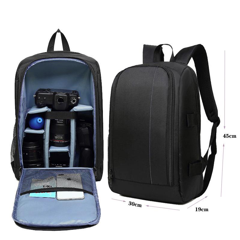 Waterproof Wear-resistant DSLR Camera Backpack for Digital Photography and Laptop Storage