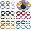6Pcs Bicycle Fork Spacer Aluminum Alloy Bicycle Headset Spacer Bicycle Front Fork Stem Spacers Kit for 28.6mm Front Fork Bike