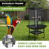 Bird Flight Cage with Rolling Stand Bird Cage Pet Bird House Nesting Box Parrot Cage Home Garden Decoration Pet Accessories