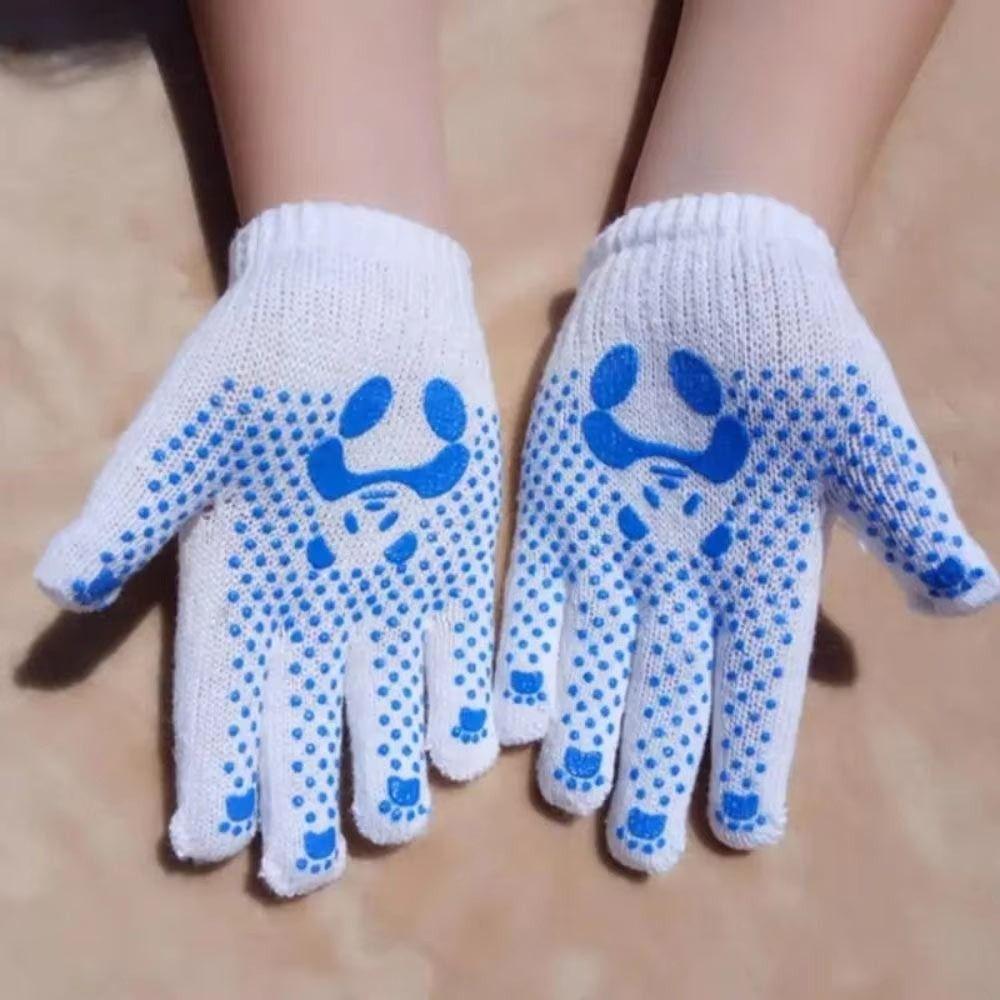 1/2/4Pairs Anti Skid Kids Gardening Gloves Hand Protection Mittens Household Cleaning
